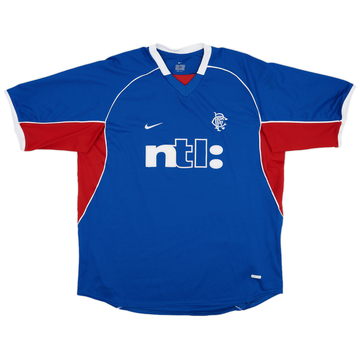 2001-02 Rangers Maillot domicile - 8/10 - (XL)