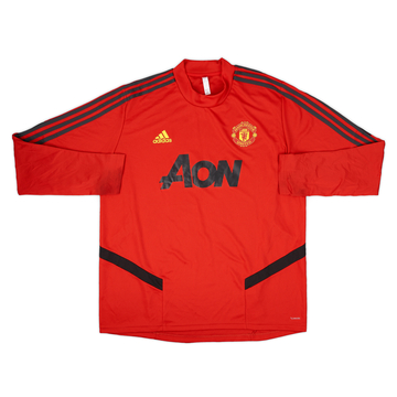 2019-20 Manchester United adidas Haut d'entraînement - 9/10 - (XL)