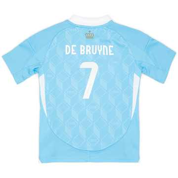 2024-25 Belgium Maillot extérieur De Bruyne #7 (Enfant)