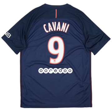 2016-17 Paris Saint-Germain Maillot Domicile Cavani #9 - 8/10 - (S)