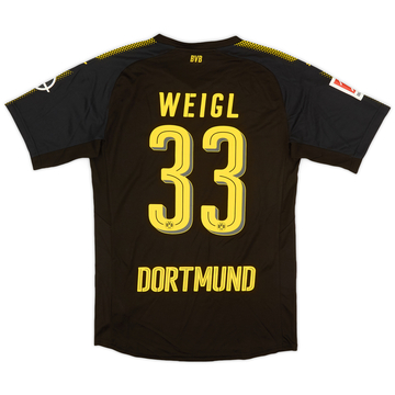 2017-18 Borussia Dortmund Maillot extérieur authentique Weigl #33 - 8/10 - (M)