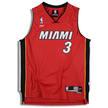 2004-06 Miami Heat Wade #3 Reebok Maillot Swingman (Alternatif) Y
