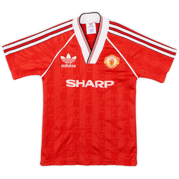 1988-90 Manchester United Maillot domicile - 8/10 - (S.Boys)