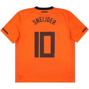 2010-11 Netherlands Maillot Domicile Sneijder #10 - 6/10 - (S)