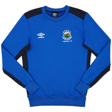 2017-18 Linfield Umbro Sweat-shirt - 9/10 - (S)