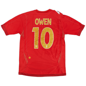 2006-08 England Maillot extérieur Owen #10 - 5/10 - (S)