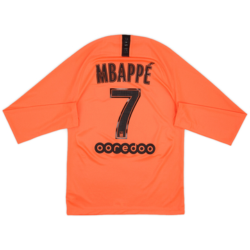2019-20 Paris Saint-Germain Maillot Extérieur ML Mbappe #7 (S)