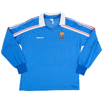 1985-90 France Maillot domicile manches longues - 8/10 - (S)