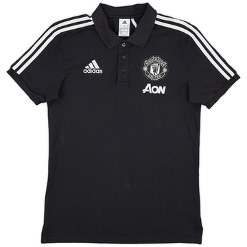 2017-18 Manchester United adidas Polo - 9/10 - (M)