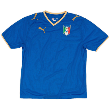 Maillot domicile Italie 2007-08 - 8/10 - (XL Garçons)
