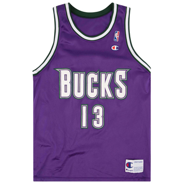 1994-95 Milwaukee Bucks Robinson #13 Champion Maillot (Extérieur) S
