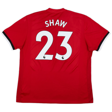 2017-18 Manchester United Maillot domicile Shaw #23 - 6/10 - (XL)