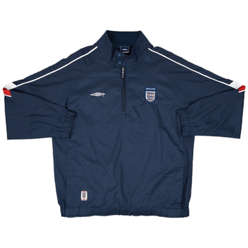 2006-07 England Umbro Haut d'entraînement 1/4 Zip - 6/10 - (L)