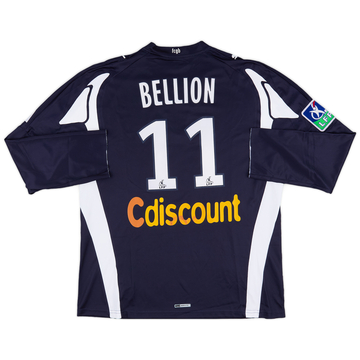 2007-08 Bordeaux Maillot de match domicile ML Bellion #11