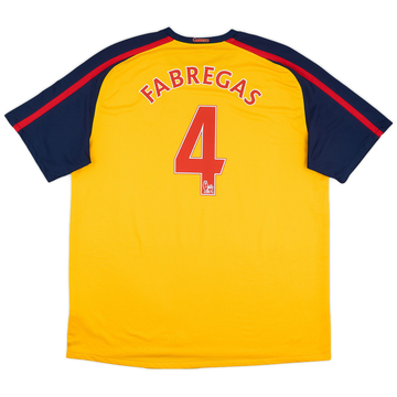 2008-09 Arsenal Maillot extérieur Fabregas #4 - 6/10 - (S)