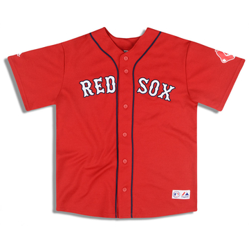 2003-08 Boston Red Sox Ortiz #34 Maillot Majestic (Alternatif) Y