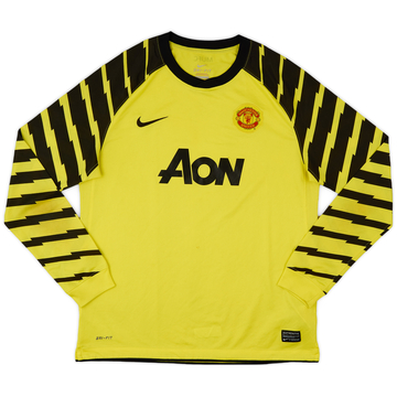 2010-11 Manchester United Maillot GK jaune - 6/10 - (XL.Boys)