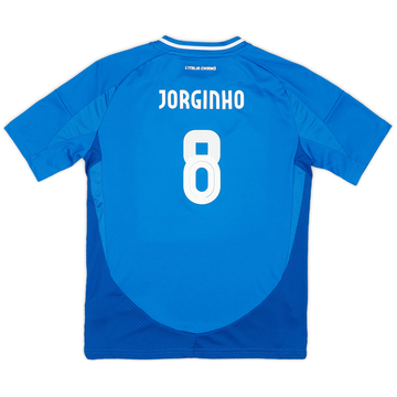 2024-25 Italy Maillot Domicile Jorginho #8 Enfant