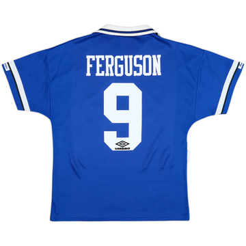 1993-95 Everton Maillot domicile Ferguson #9 - 9/10 - (M)