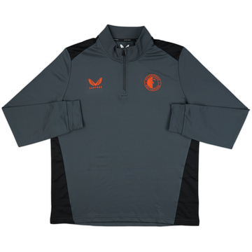 2023-24 Feyenoord Castore Haut d'entraînement 1/4 zip (XXL)