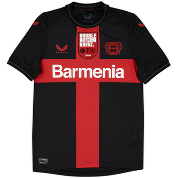 2023-24 Bayer Leverkusen Maillot Domicile 'Double Vainqueurs de Coupe' - Dans sa boîte