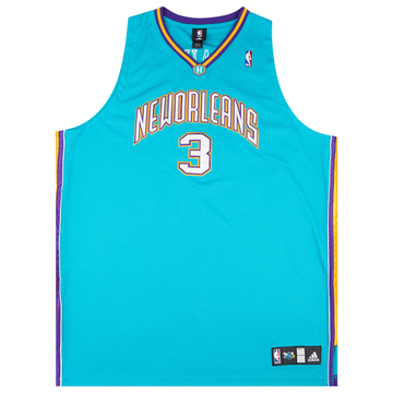 2006-08 Maillot Authentique New Orleans Hornets Paul #3 adidas (Extérieur) 4XL