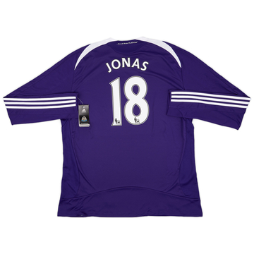 2008-09 Newcastle United Maillot Extérieur ML Jonas #18 (XXL)