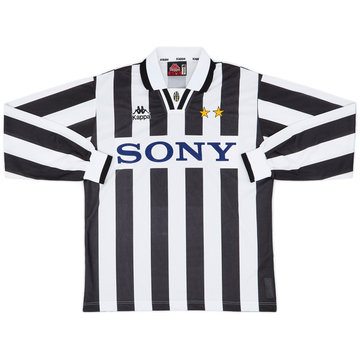 1995-97 Juventus Maillot Domicile Manches Longues - 8/10 - (M)