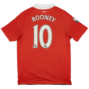 Maillot domicile Manchester United 2010-11 Rooney #10 - 5/10 - (M)