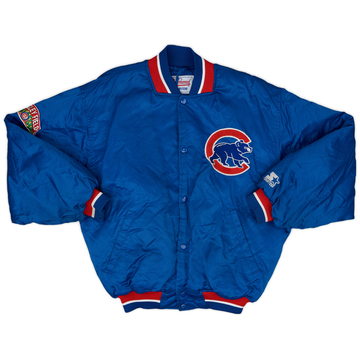 1990s Chicago Cubs Starter Blouson universitaire en satin - 9/10 - (M)