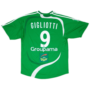 Maillot domicile Saint Etienne 2007-08 Gigliotti #9 - 6/10 - (XL)