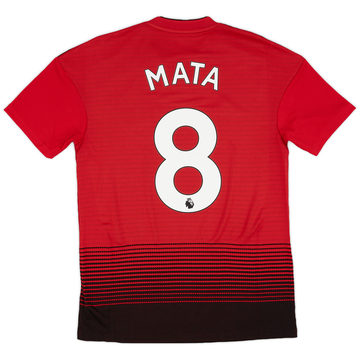 2018-19 Manchester United Maillot domicile Mata #8 (S)
