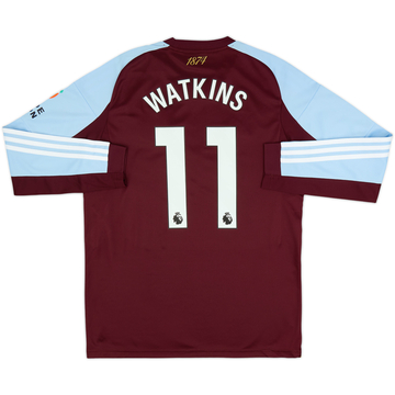 2025-26 Aston Villa Maillot domicile manches longues Watkins #11