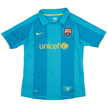 2007-09 Maillot extérieur Barcelona - 8/10 - (Garçons L)
