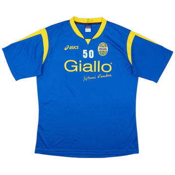 2009-10 Hellas Verona Asics Maillot d'entraînement édition joueur #50 - 7/10 - (XL)