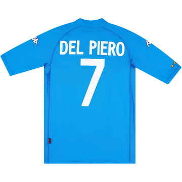 2002 Italy Home Shirt Del Piero #7