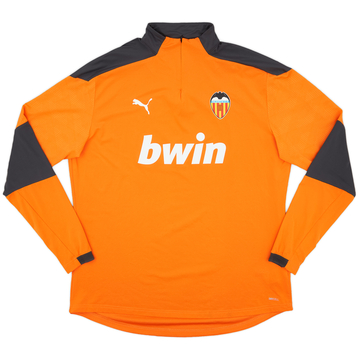 2020-21 Valencia Puma haut d'entraînement 1/4 zip - 8/10 - (XXL)
