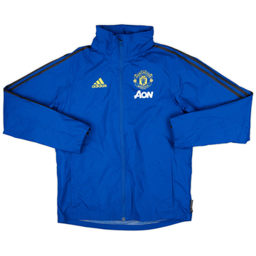 2019-20 Manchester United adidas Veste de pluie à capuche - 8/10 - (S)