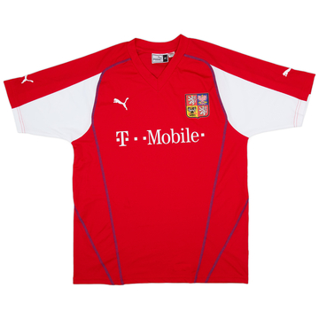 2004-05 République Tchèque maillot domicile basique - 8/10 - (XL)