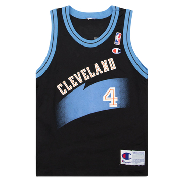 1997-99 Cleveland Cavaliers Kemp #4 Maillot Champion (Extérieur) Y