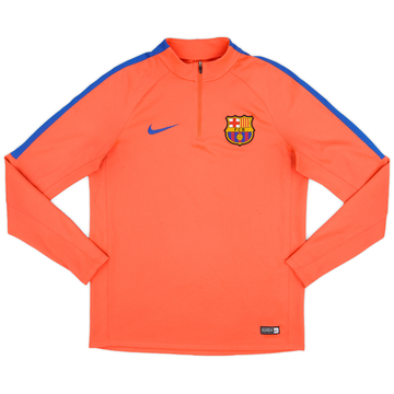 2016-17 Barcelona Nike 1/4 Zip Haut d'entraînement - 9/10 - (M)