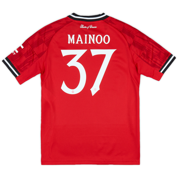 2025-26 Manchester United Maillot Domicile Mainoo #37 Enfant