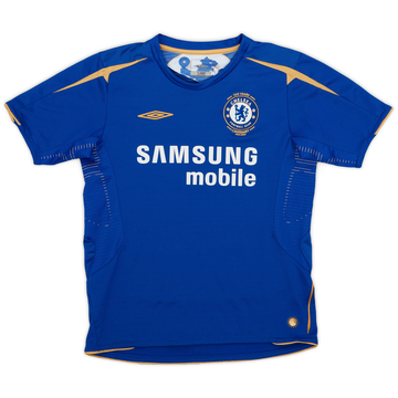 2005-06 Maillot domicile Centenaire Chelsea - 8/10 - (M. Garçons)