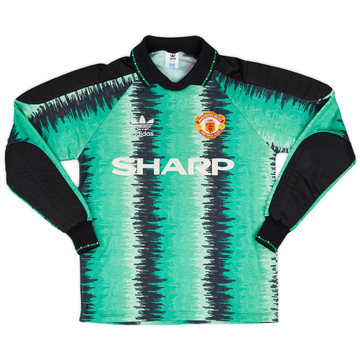 1990-92 Manchester United Maillot GK - 9/10 - (S)