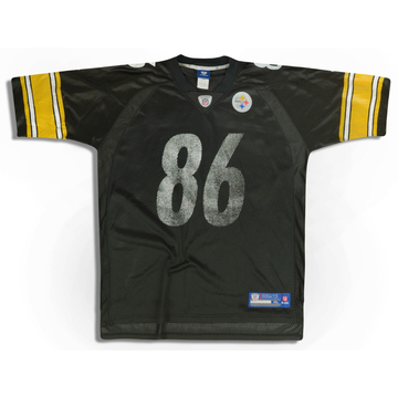 2008-11 Pittsburgh Steelers Ward #86 Maillot Reebok On Field (Domicile) XL