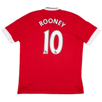 Maillot domicile Manchester United 2015-16 Rooney #10 - 6/10 - (XL)