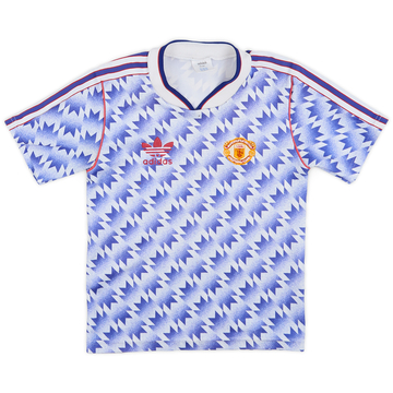 1990-92 Manchester United Maillot extérieur - 8/10 - (S.Boys)