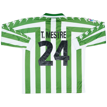 2000-01 Real Betis Maillot de match Domicile ML T. Mestre #24