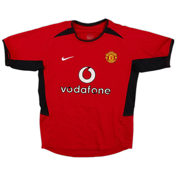 2002-04 Manchester United Maillot domicile - 6/10 - (S.Boys)