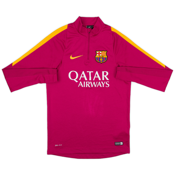 2016-17 Barcelona Nike Haut d'entraînement 1/4 Zip - 9/10 - (S)
